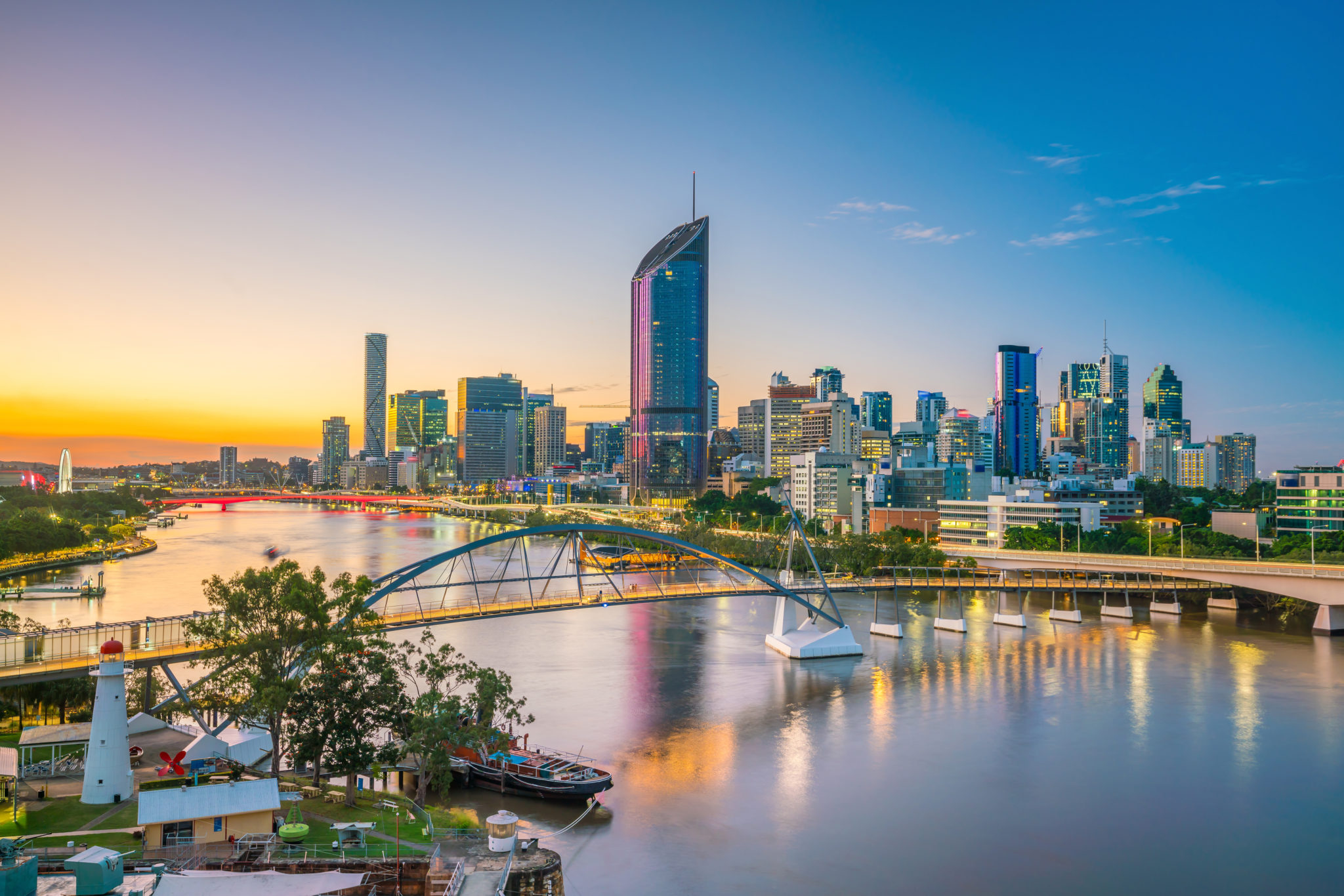 Brisbane City Skyline