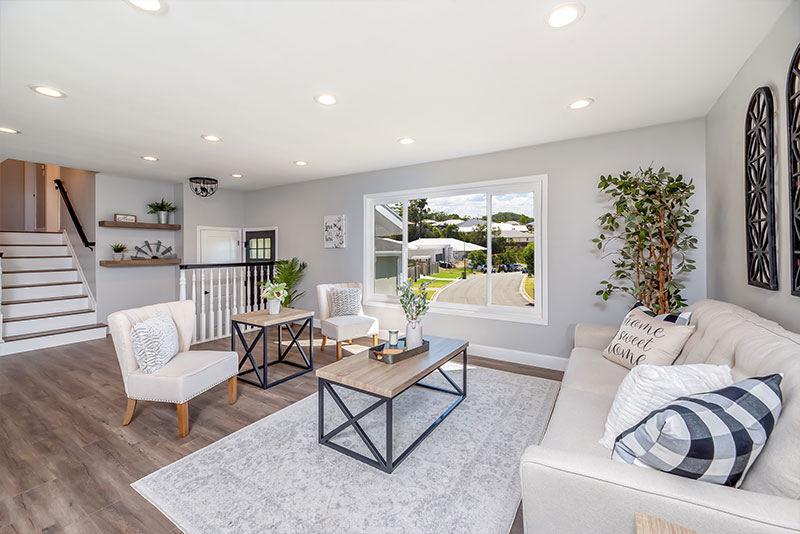 White Living Room