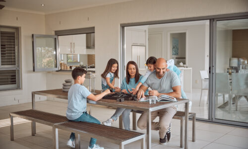 family enjoying a pest free home