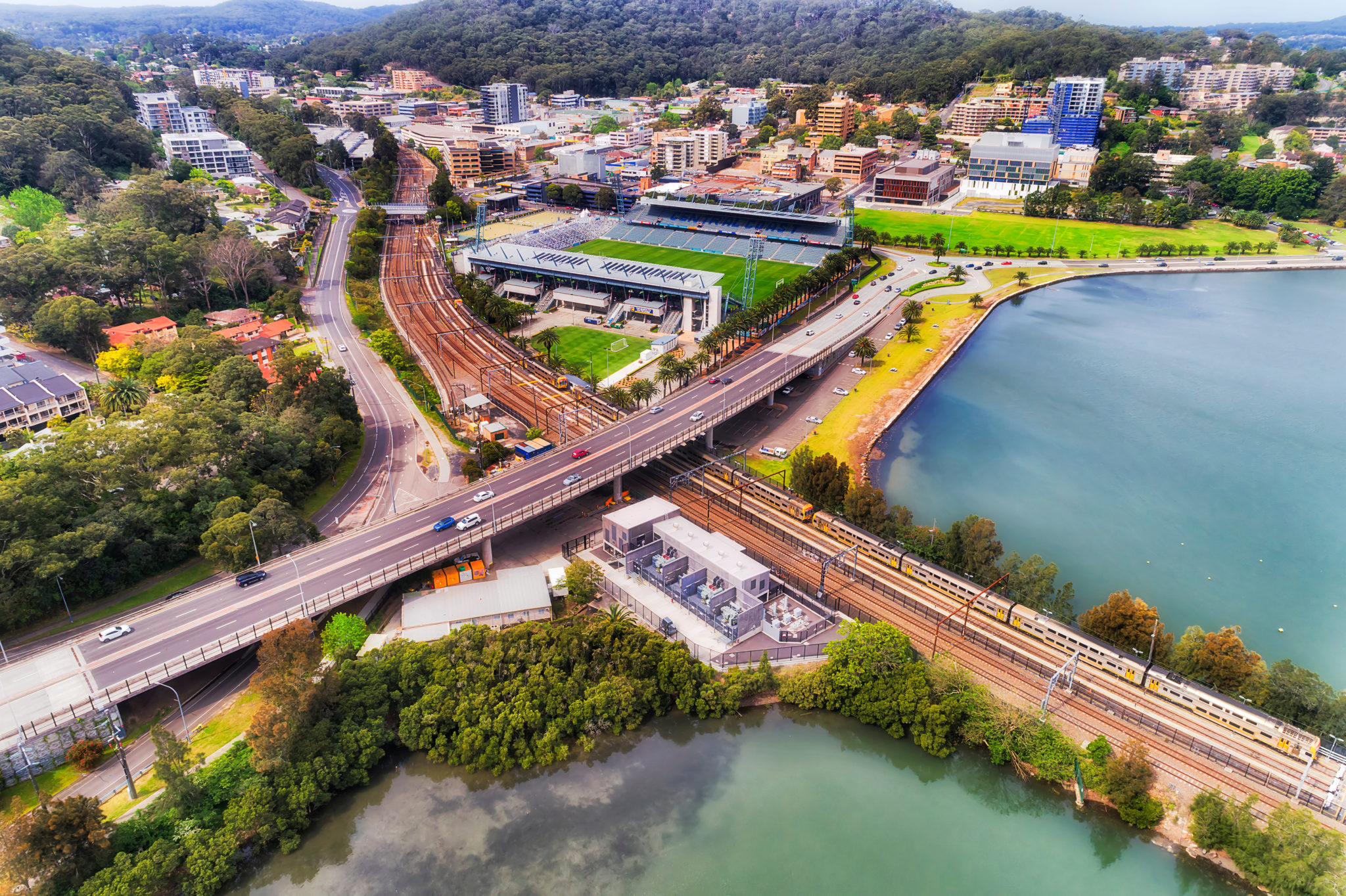 Gosford, Aerial View