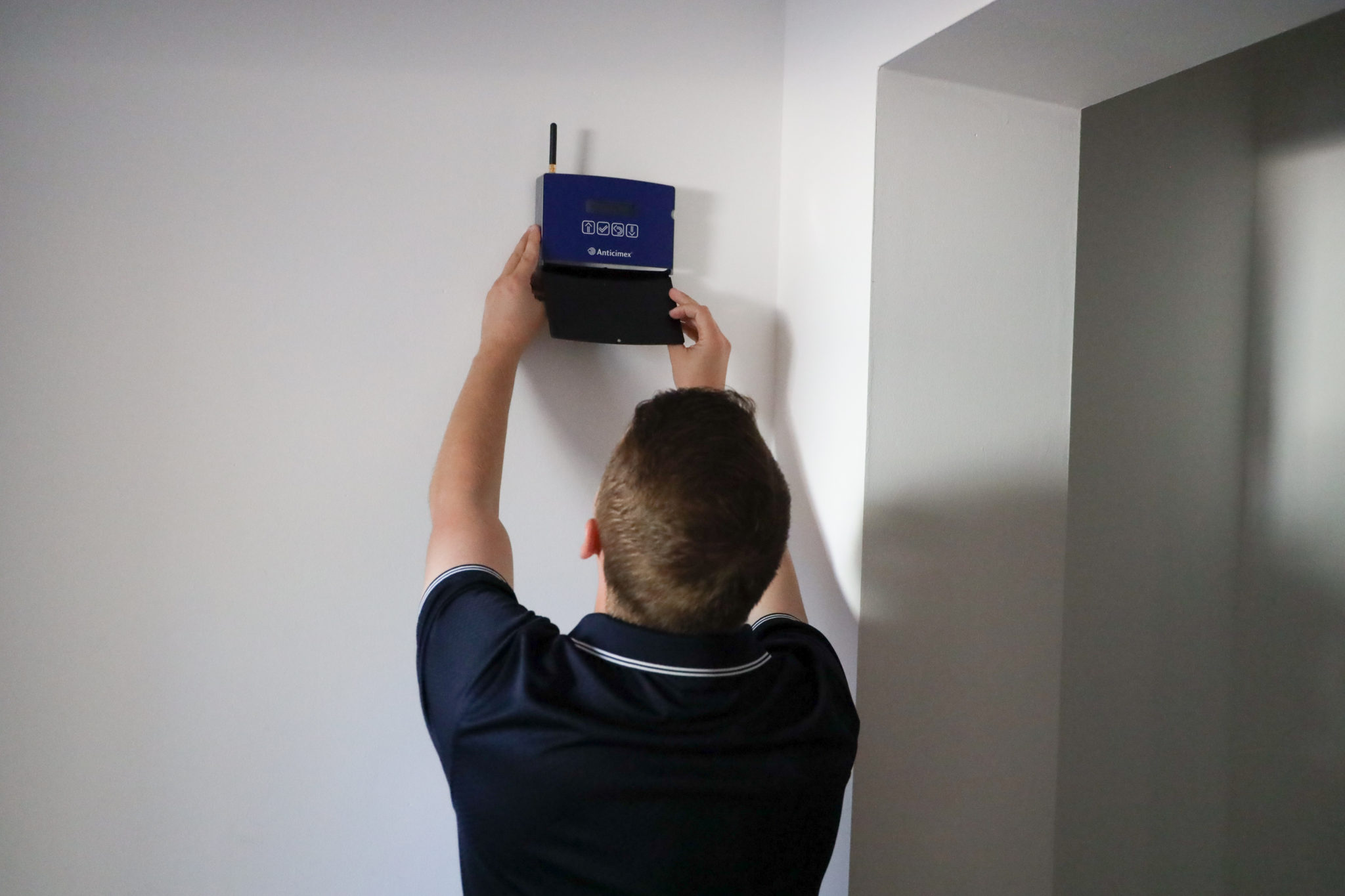 Installing SMART Digital Pest Control at Central Coast business