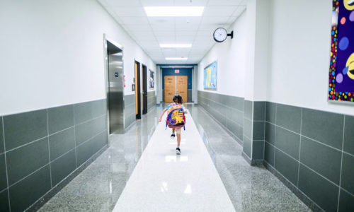 School Hallway
